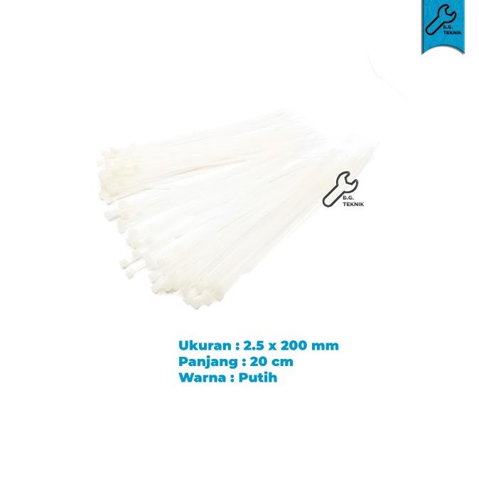 

paling diminati] Kabel ties 20CM Cable tie EKONOMIS isi 100pcs MURAH