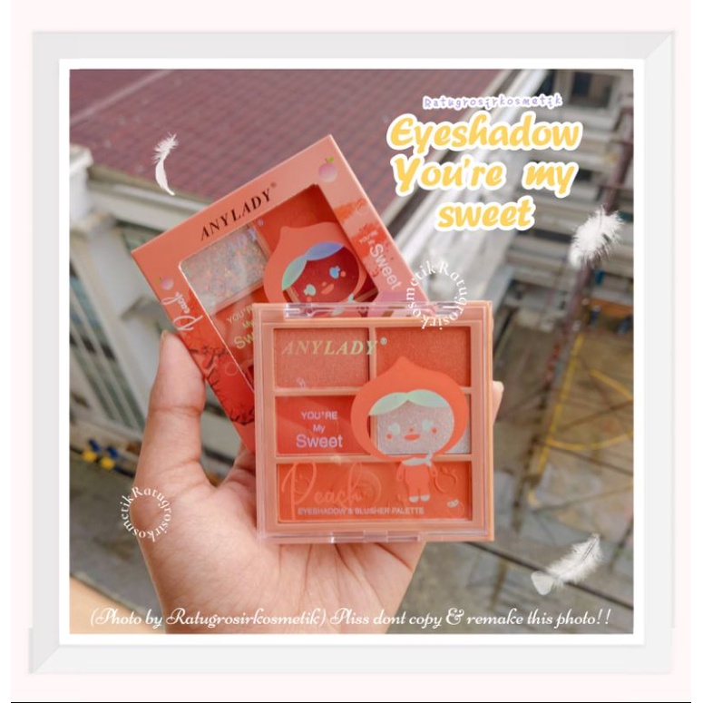 PROMO!!!EYESHADOW PALETTE YOU'RE MY SWEET PEACH ANYLADY NO.840