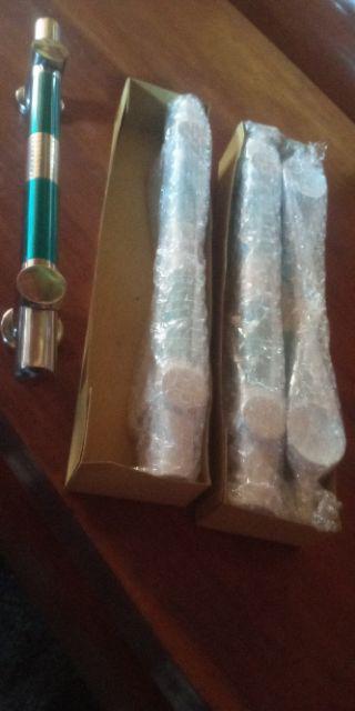 Handle Pintu Rumah / Tarikan Pintu Rumah / Gagang Pintu Minimalis Suling Biru 45cm