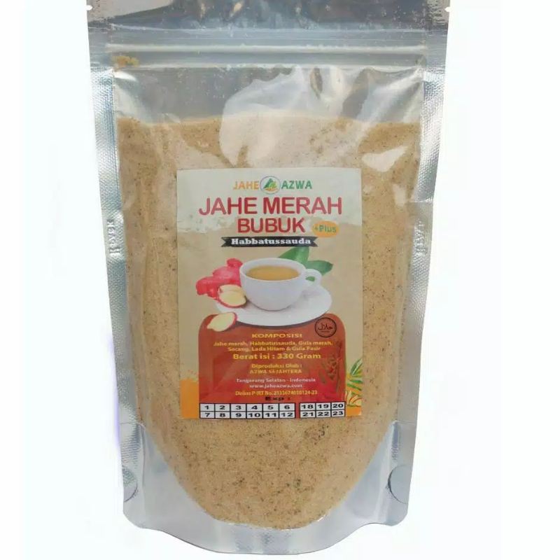 

jahe merah AZWA Plus HUBBATUSSAUDA 330g