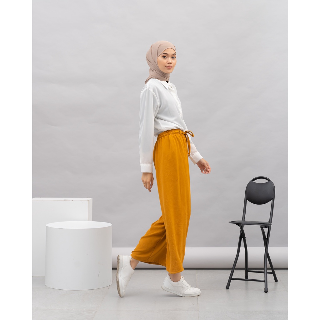 SOPHIA KULOT KRINKLE PANTS CELANA KANTOR DAILY PREMIUM B548