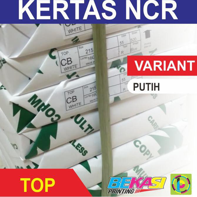 

Kertas NCR Multi Copy - Top Sheet - Putih