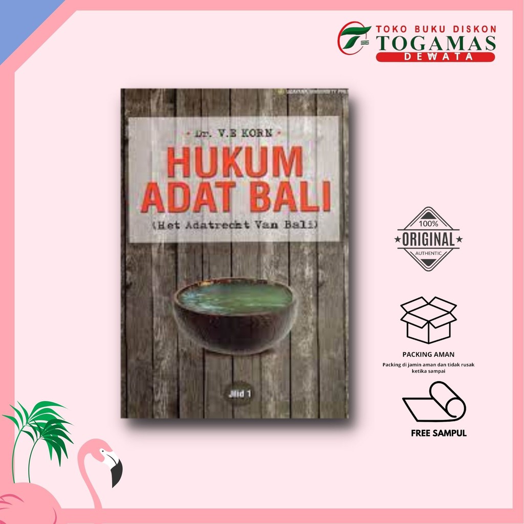 HUKUM ADAT BALI (JILID 1) - ORIGINAL