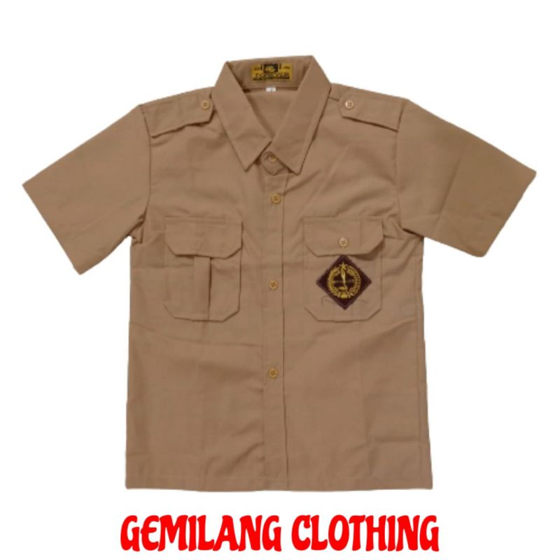 SERAGAM SEKOLAH// BAJU PRAMUKA ANAK LAKI-LAKI KELAS 1 SAMPAI 6 SD // GEMILANG CLOTHING