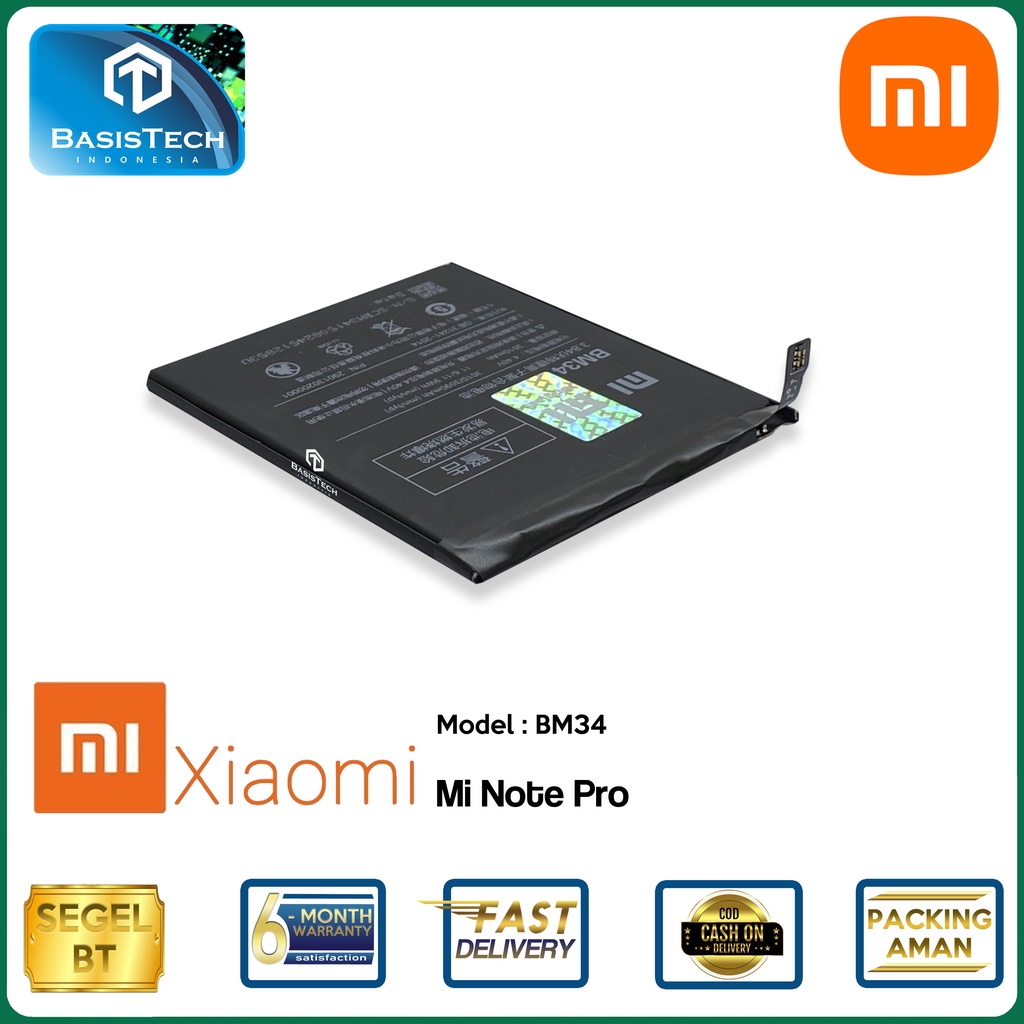 BATERAI XIAOMI NOTE PRO - XIAOMI Mi Note Pro - BM34 - ORI99