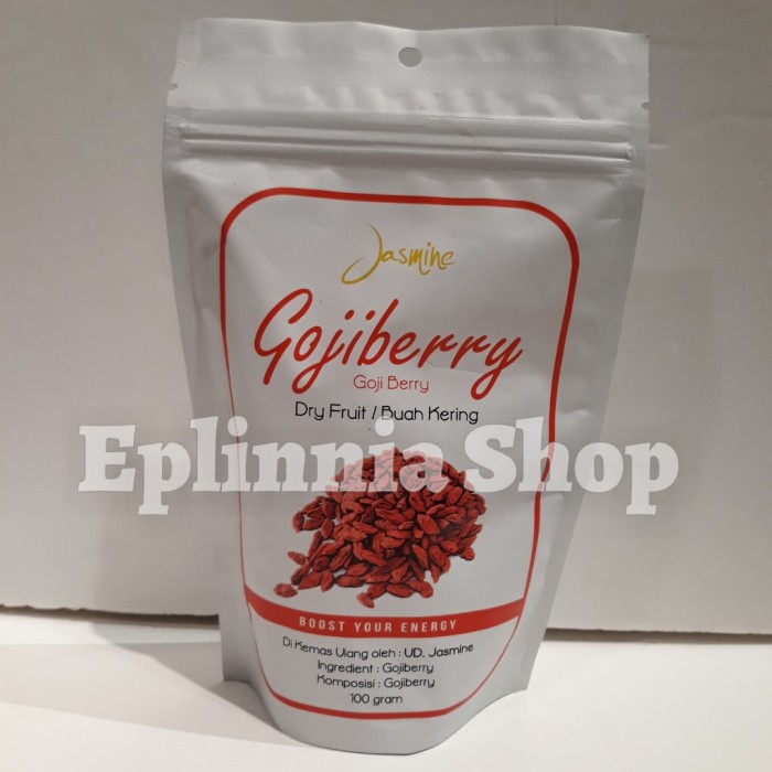 

Buah Kering - Jasmine Gojiberry Goji Berry Dry Fruit 100 Gr - Buah Kering