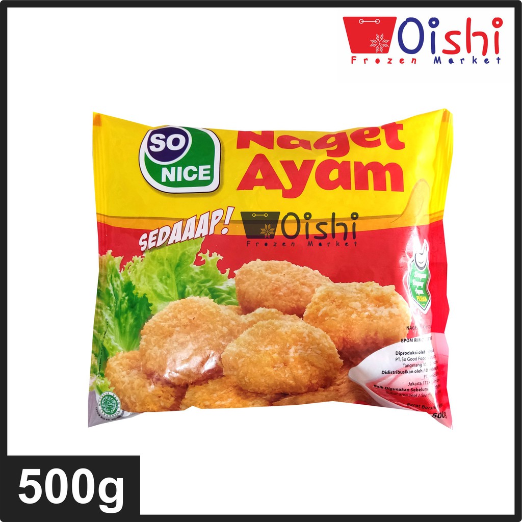 So Nice Chicken Nugget (Naget Ayam) Sedaap 500g