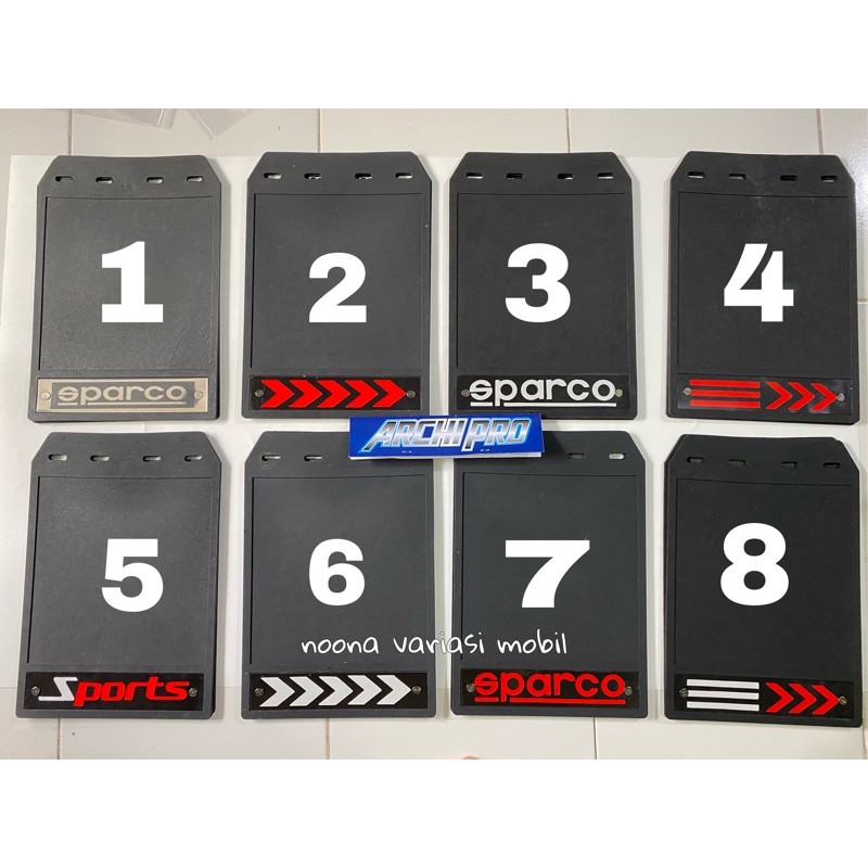 archipro karpet penahan lumpur kepet roda ban racing variasi mudguard universal avanza xenia sigra