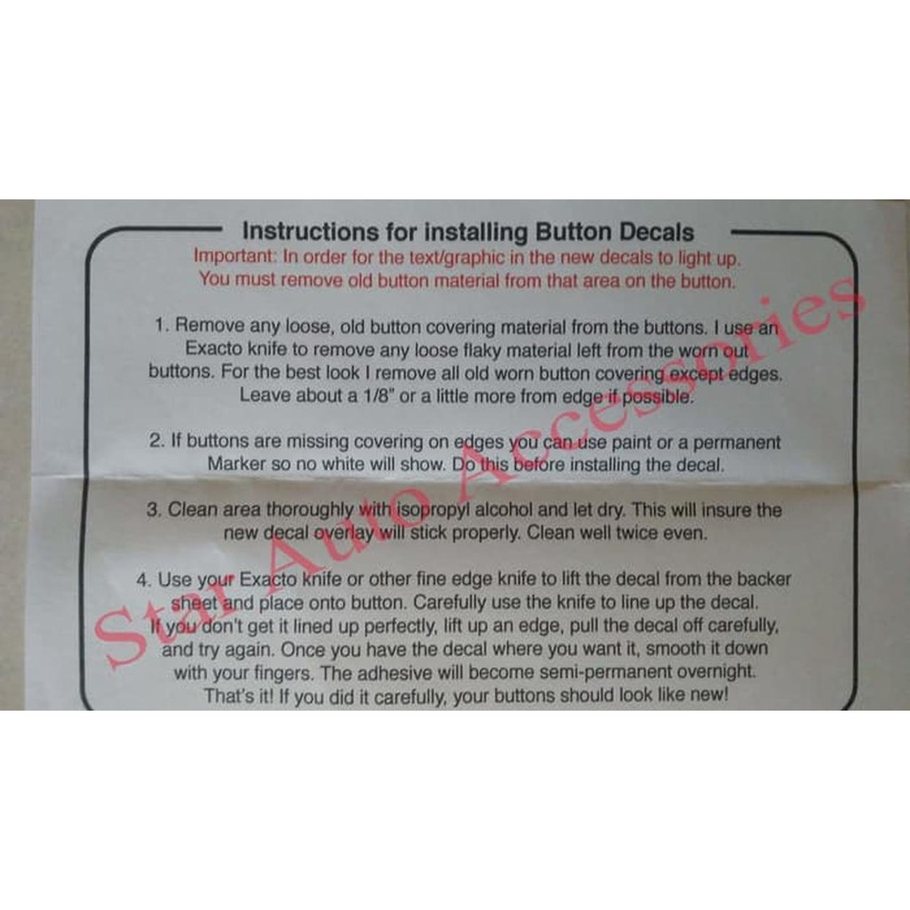 *Otomotif* Cover Sticker Hitam Tombol AC Mercedes Benz W204, R172, W463