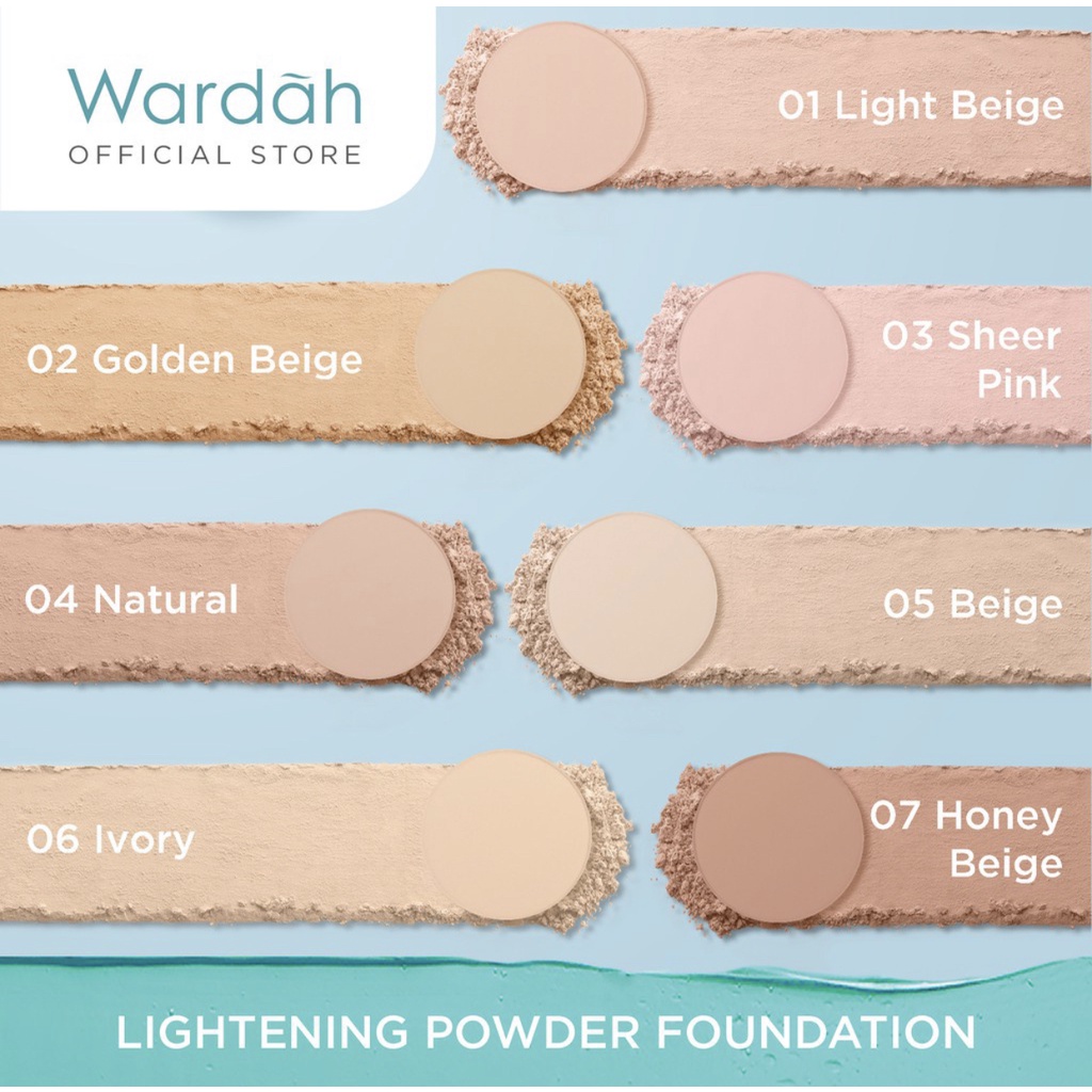 Wardah Lightening Powder Foundation Light Feel - Bedak Yang Mencerahkan Dengan Hasil Natural