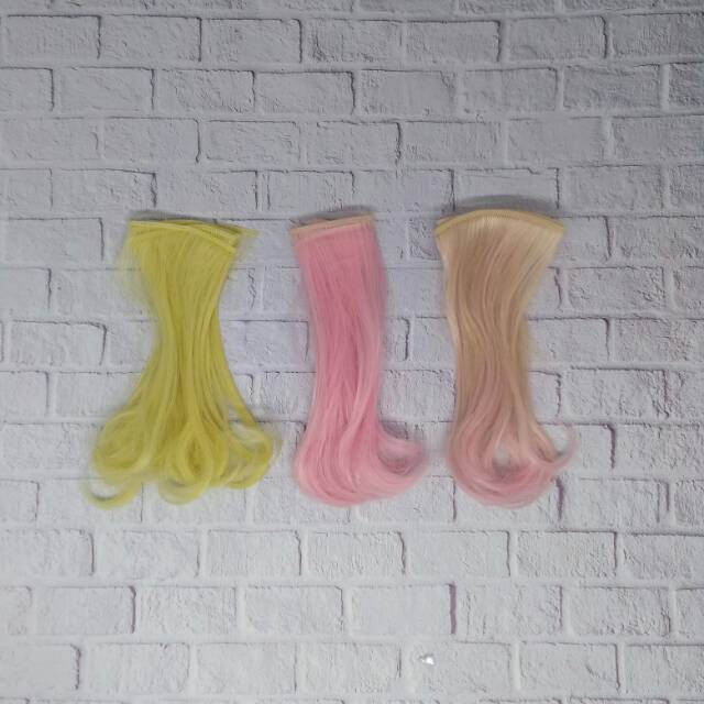 wig rambut boneka reroot