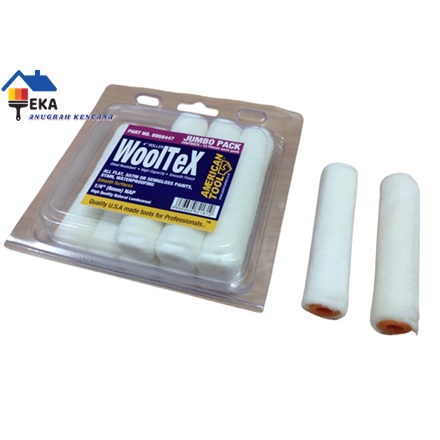 

Bulu Kuas Rol Kapal Cat Roll Kecil 4" Inch American Tool WoolTex TERMURAH EKA