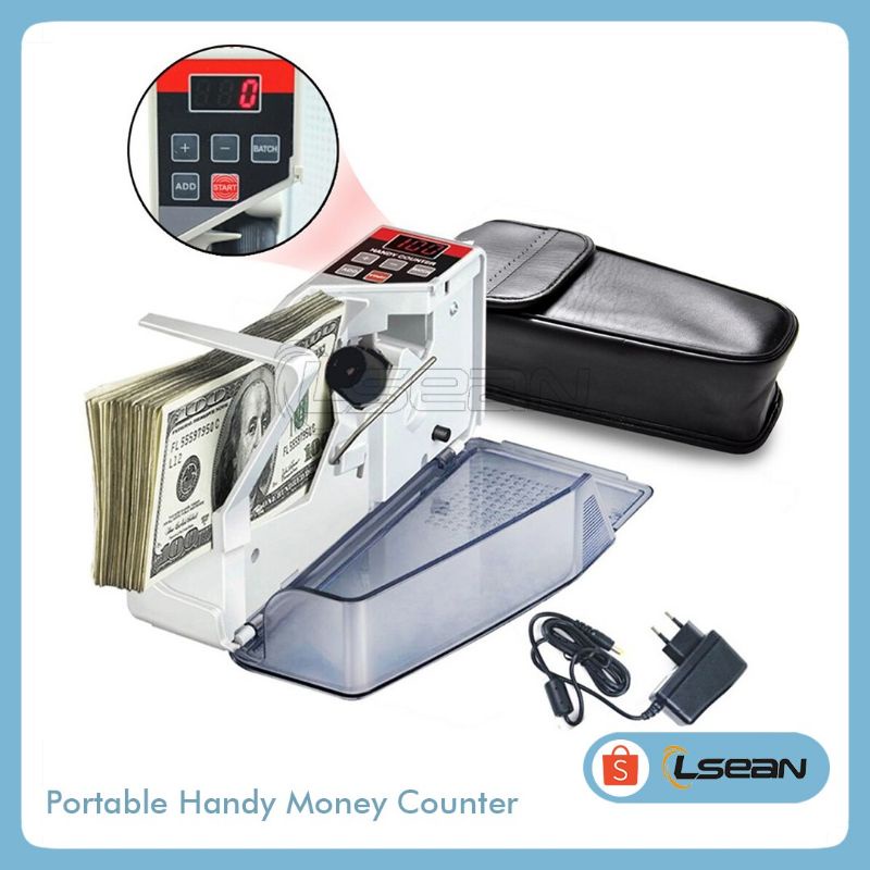 MESIN PENGHITUNG UANG KERTAS MINI| MONEY HANDY COUNTER PORTABLE