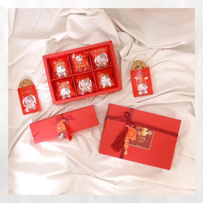 

BISA COD Hampers Imlek CNY 2021 Cookies (Soft Cookies) - isi 8 pcs PROMO Kode 369