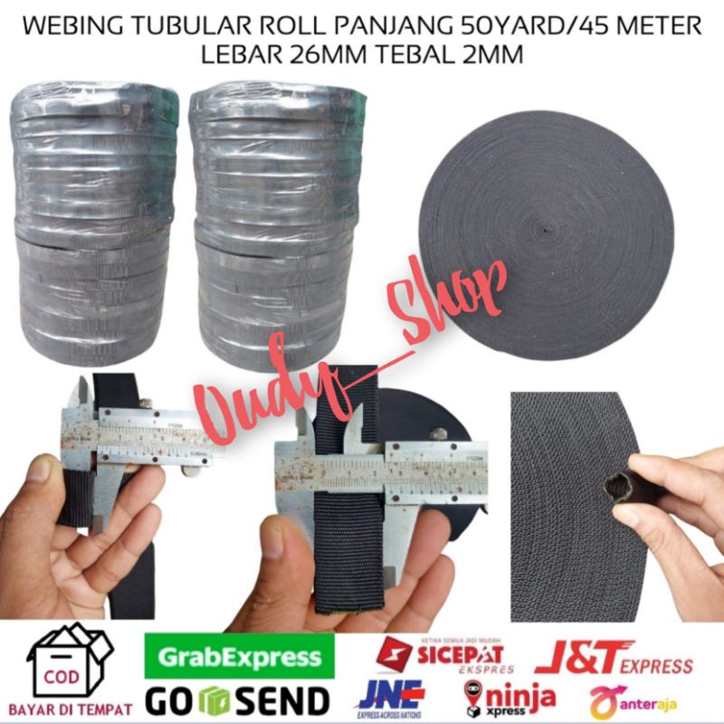 Tali Webbing Webing Tubular Double Untuk Hammock Camping