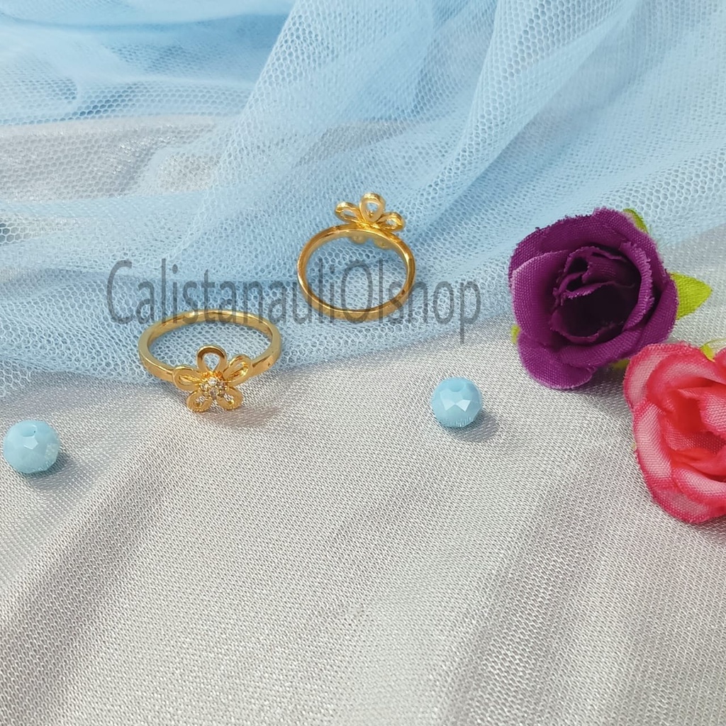 CINCIN DEWASA GOLD PERHIASAN EMAS KOREA ANTI KARAT DAN ANTI LUNTUR