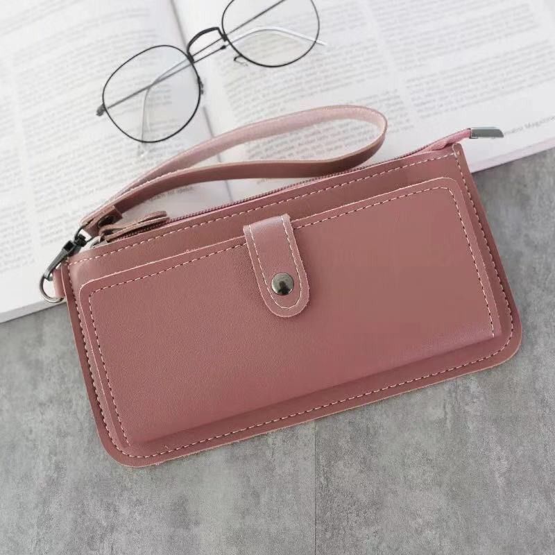 Dompet Tangan Wanita 119 | Dompet Panjang Wanita Resleting Model Retro