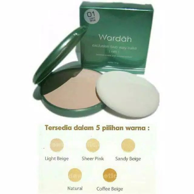 [WARDAH] wardah refill Exclusive two way cake