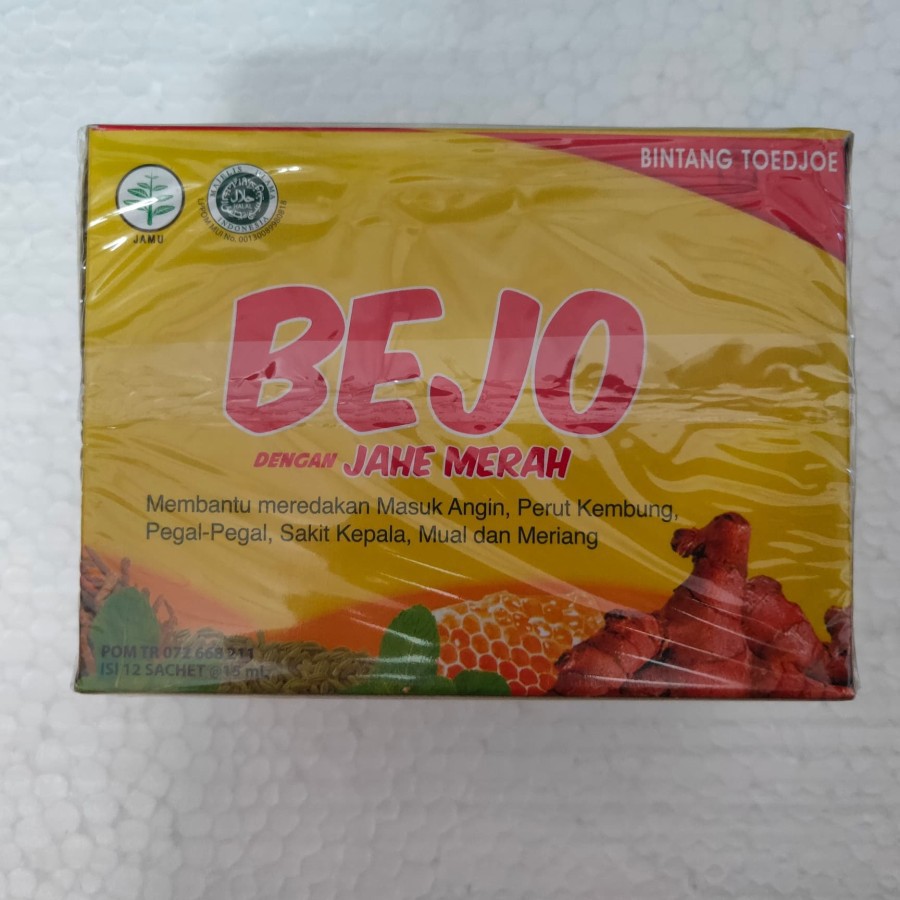 

Bejo Bintang Toedjoe Jahe Merah (1 box isi 12 sachet)