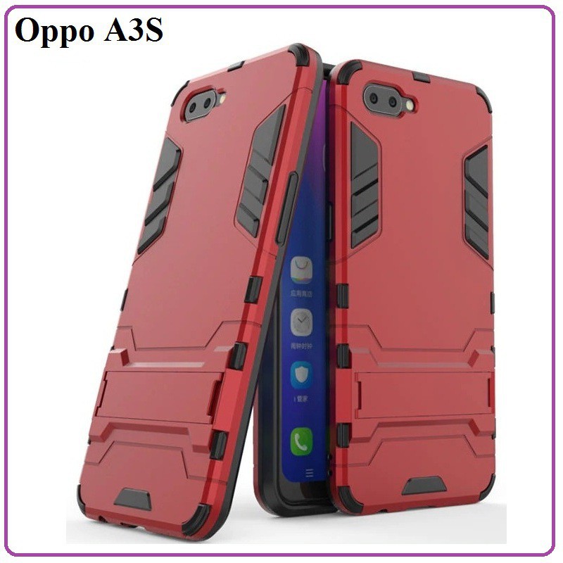 PROMO CUCI GUDANG Case KICKSTAND (MERAH) Robot Armor HARDCASE -ALL TYPE