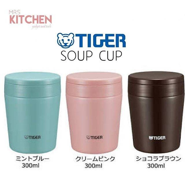 TIGER THERMOS TERMOS FOOD JAR SOUP CUP 300ML-MCL-A030 ORIGINAL