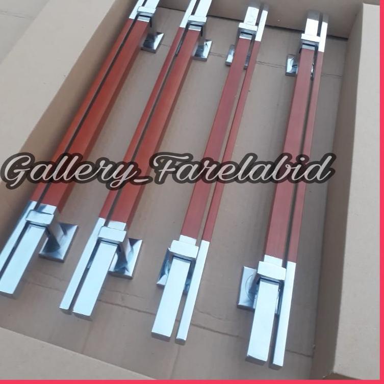 [YEY] 4 BATANG Handle Pintu Rumah Stainless 60 Cm Gagang Pintu Modern 45 Cm Pegangan Pintu Kupu Taru