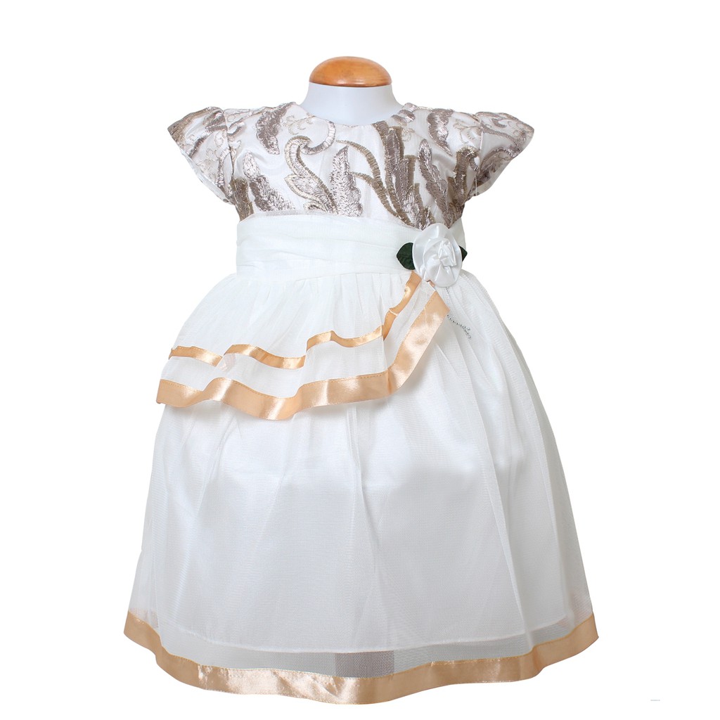 Dress Kids Phoenix/ Baju Pesta Anak Brukat Model Terbaru/ Gaun Ulang Tahun Anak Bayi Perempuan