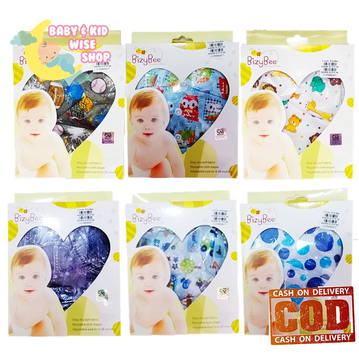 Bizy Bee Cloth Diapers-Cloudy Bizy Bee-Clodi Bizy Bee All Size