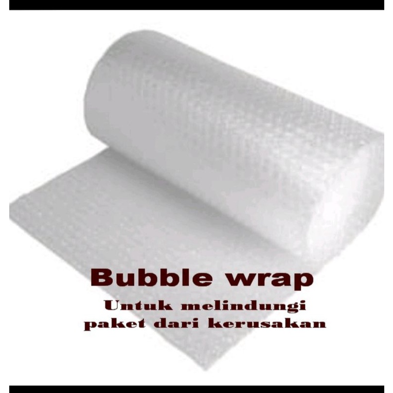 

BUBBLE WRAP TAMBAHAN PACKING SUPAYA PAKET LEBIH AMAN