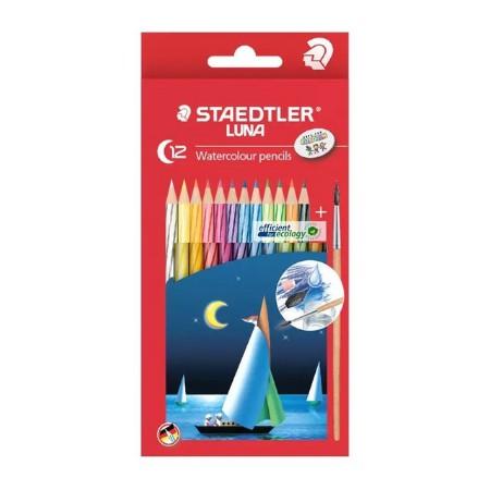 

Staedtler Luna Aquarel Panjang Pensil Warna 137 10 C12 Isi 12 Pcs