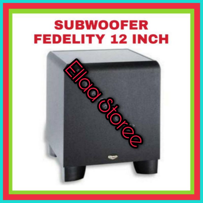 Subwoofer Fedelity FDT 120 SW MK II Subwoofer Aktif Bass 12 Inch