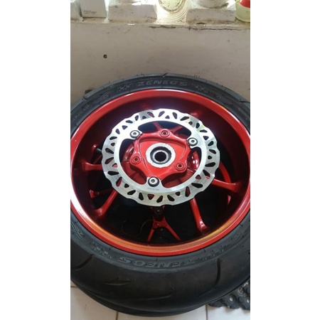 velg axio rubahan double cakram