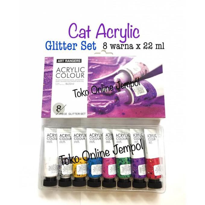 

Best Seller! Cat Acrylic Glitter Set Color Art Ranger 297334 Akrilik Atk1049Ar Terpercaya
