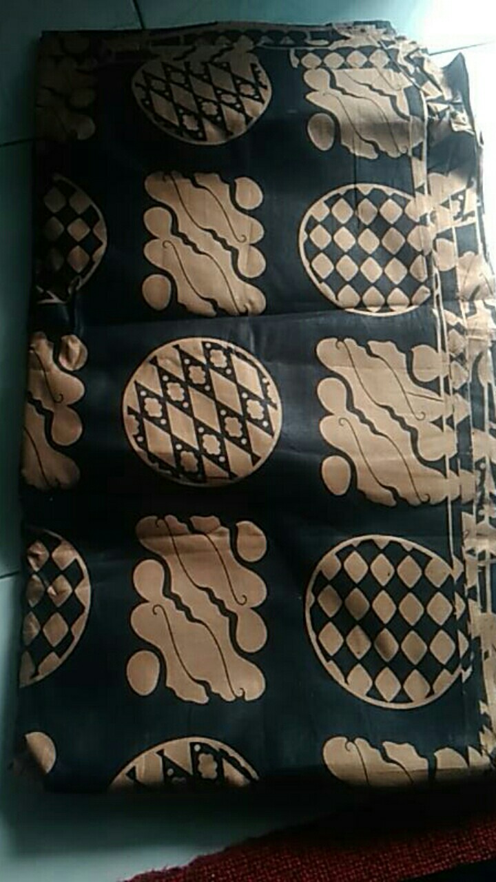 Kain Batik Pekalongan Coklat Hitam