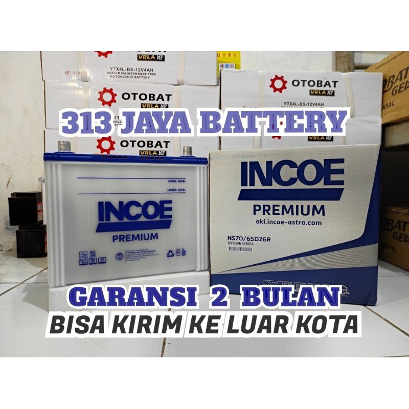 AKI INCOE NS70 PREMIUM 65AMPER TRUCK, COLD DIESEL,DYNA, ELF, PANTHER