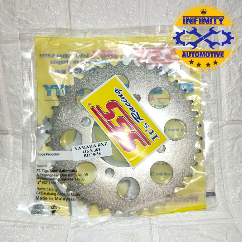 GEAR GIR SSS ORI 100% BELAKANG RXZ 415 X 38T 39T 40T 41T 42T 43T  JUPITER Z VEGA R  FIZR CRYPTON  JUPITER MX RXKING-2