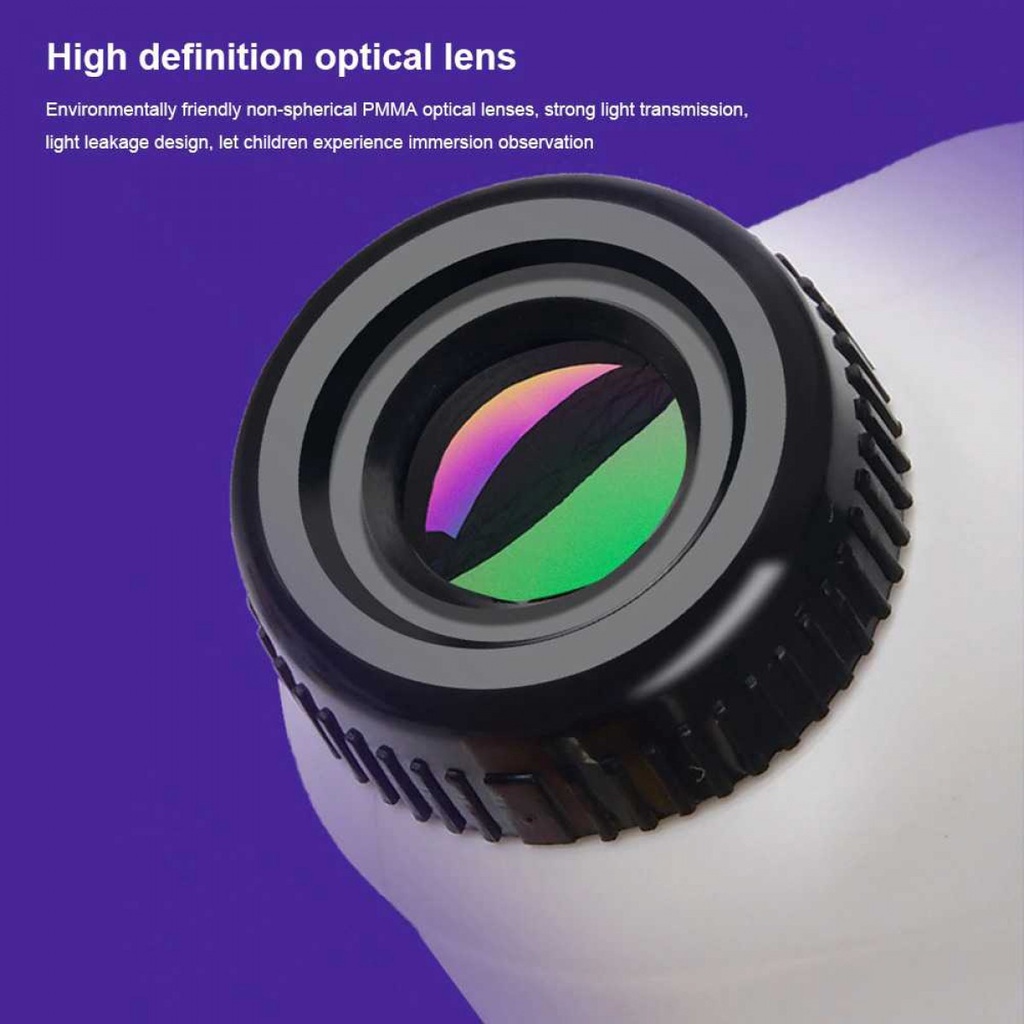 Mikroskop Mini Pocket Lab Edukasi Portable 60X-120X Magnification