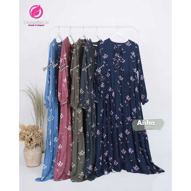 Gamis Katun Adem Nyaman Gamis Cantik Motif Kekinian Bahan Rayon Premium Busui Friendly Super Adem Ga