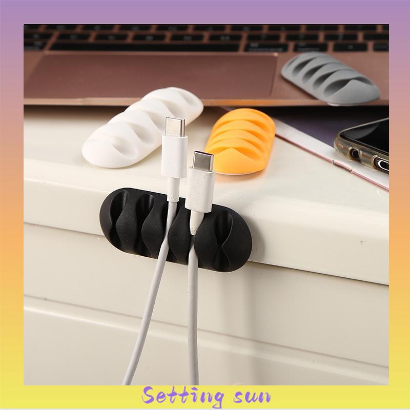 HOTSALE Cable Reel Organizer Desktop Clip Cord Management Headphone Wire Holder TN