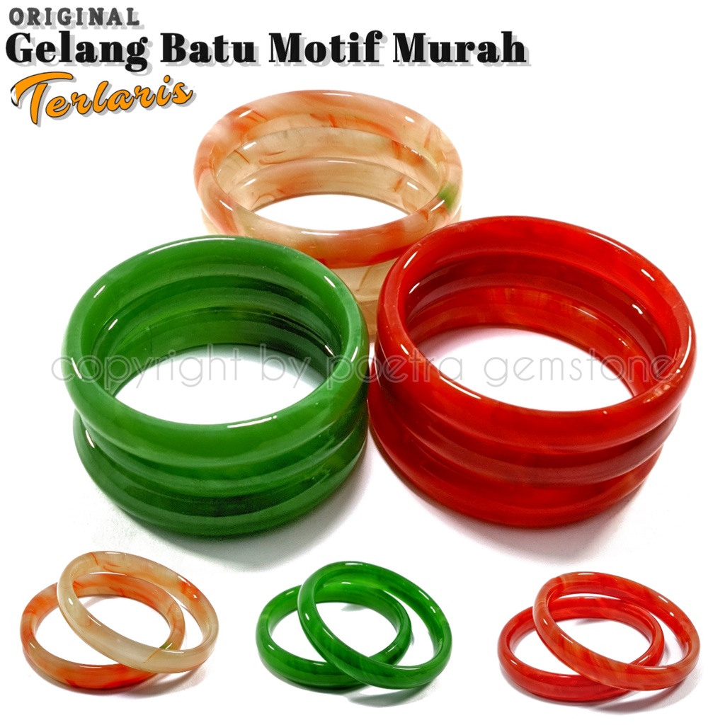 Gelang Batu Motif Murah Terlaris