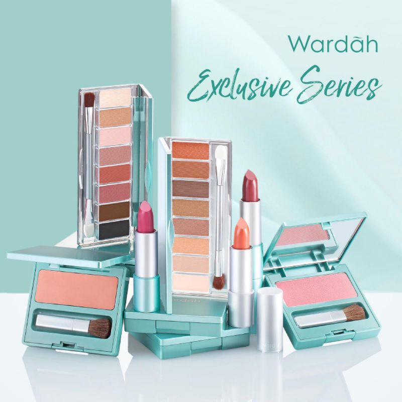 WARDAH EXCLUSIVE SERIES - TWO WAY CAKE, CUSHION, BLUSH ON, EYESHADOW PALLETE