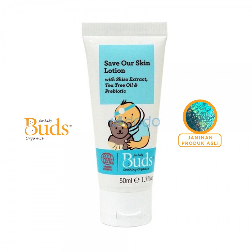 Buds Save Our Skin Lotion 50ml - Lotion Untuk Kulit Luka