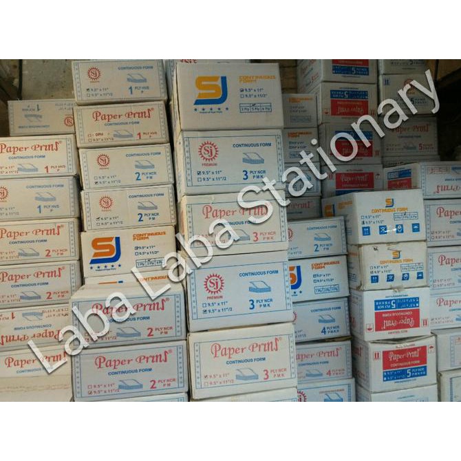 

Continuous Form Paper Print 9x11/2 3 ply Star Seller Termurah
