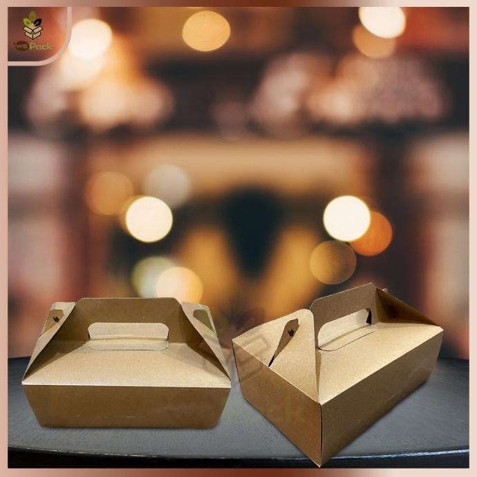 

Gable Box Hampers Lebaran Snack Toples Kertas Kraft Paper Eco Gift Box Promo!!!R30F