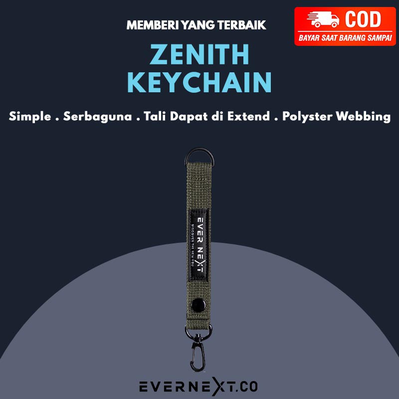 Gantungan Kunci ZENITH Aksesoris Celana Tas Cowok Pria Keychain Motor Mobil Unik Key Holder COD