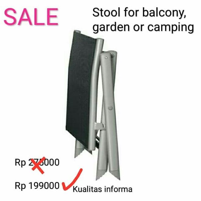 Promo kursi,stool,bangku lipat informa silahkan order