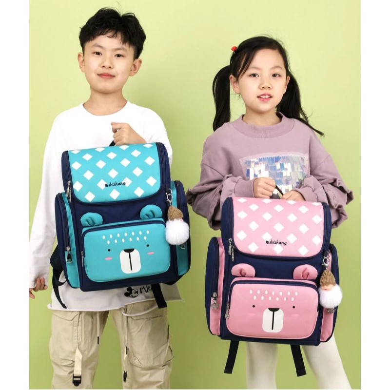 TAS SEKOLAH ANAK SD Baby Bag Tas Ransel Anak Sekolah Karakter perempuan Tas Karakter PANDA-4