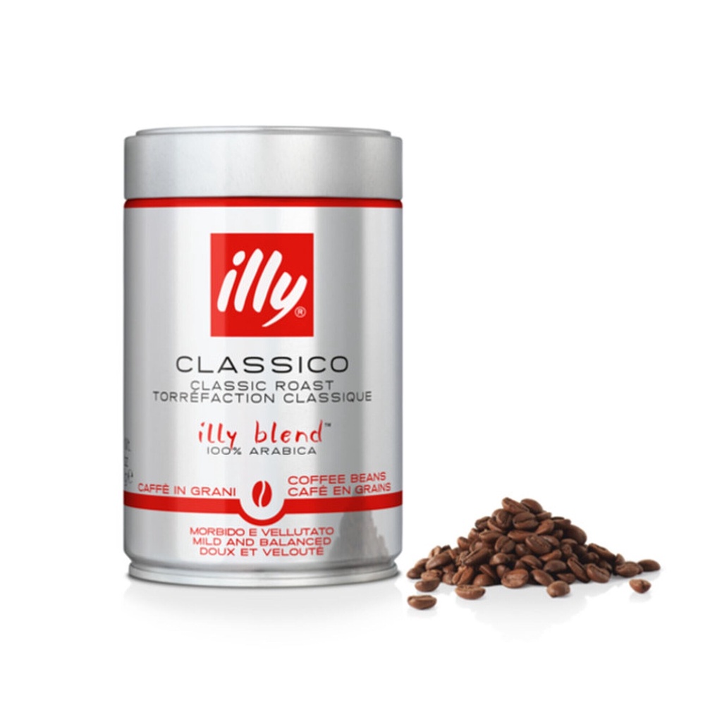 

Coffe Illy Medium Roast Beans Bean Espresso 250 gram Kopi Biji Roasted