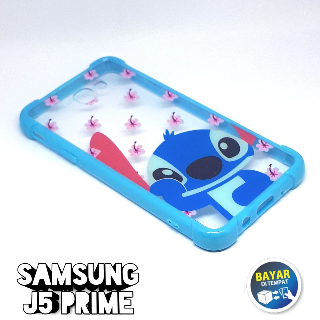 Case Samsung J5 prime Softcase Anticrack Transparan Motif