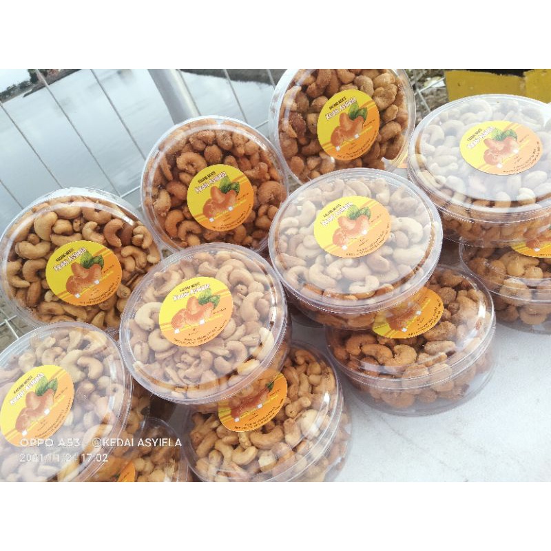 

kacang mente bawang asin dapat 3toples